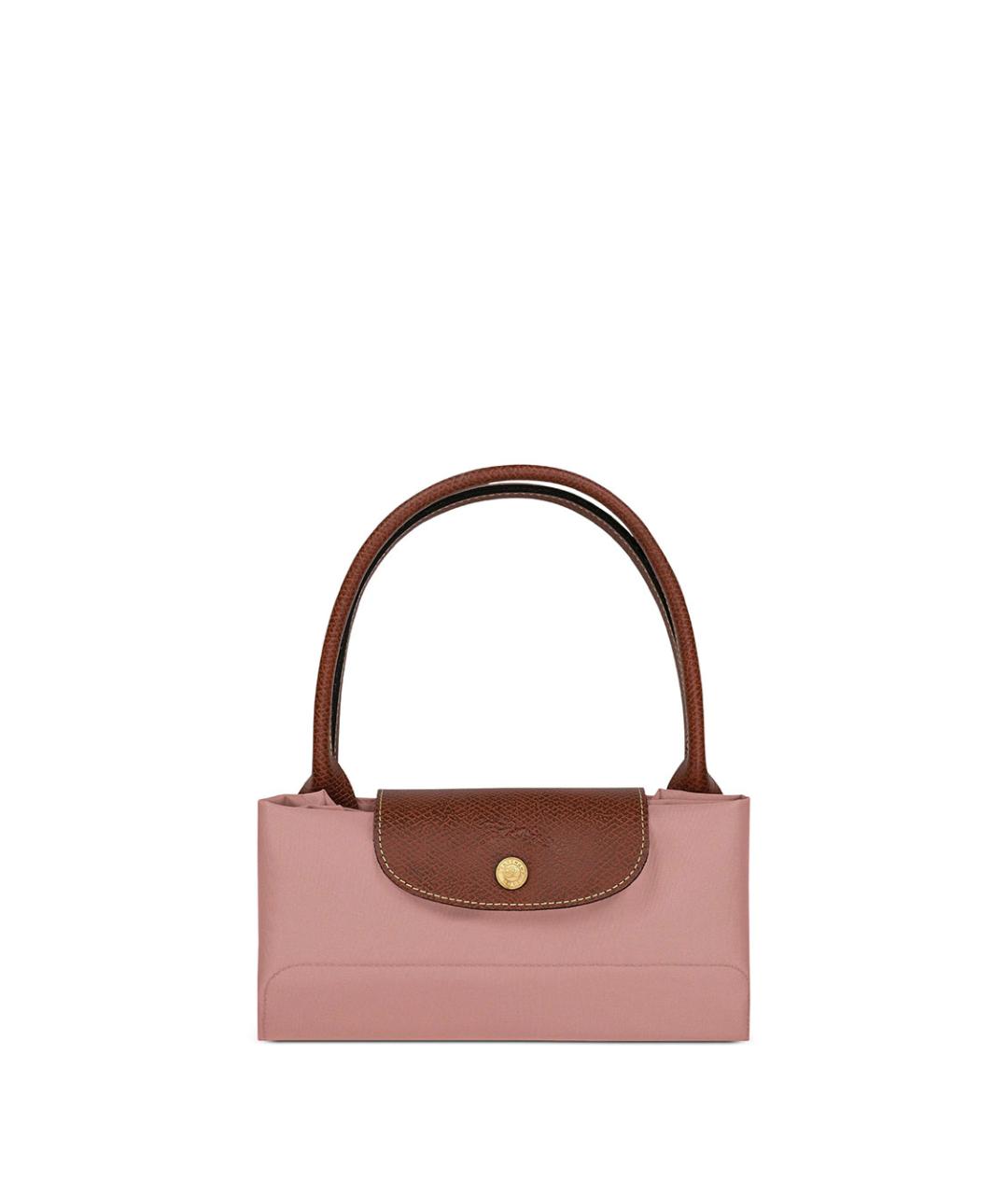 LONGCHAMP Розовая синтетическая сумка тоут, фото 7