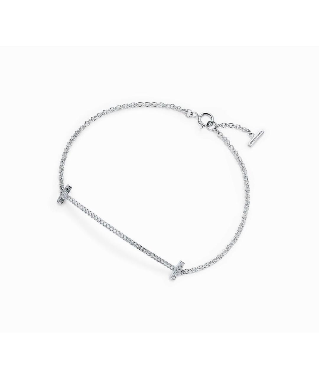 TIFFANY&CO Серебряный браслет из белого золота, фото 4