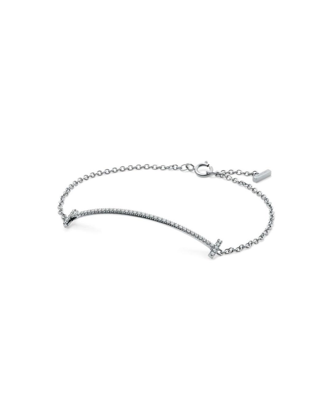 TIFFANY&CO Серебряный браслет из белого золота, фото 2