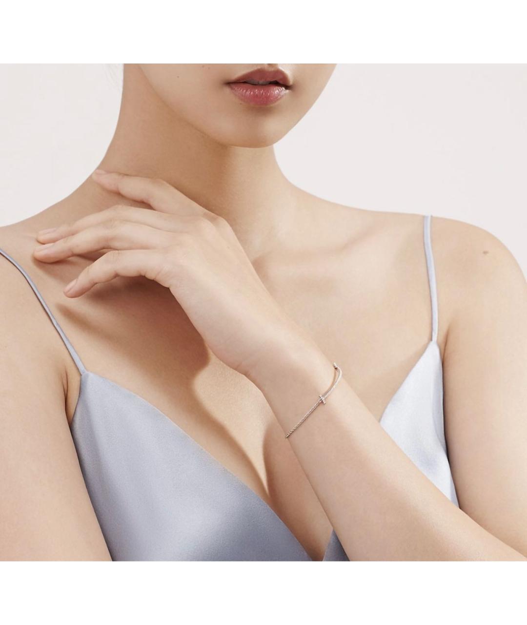 TIFFANY&CO Серебряный браслет из белого золота, фото 3