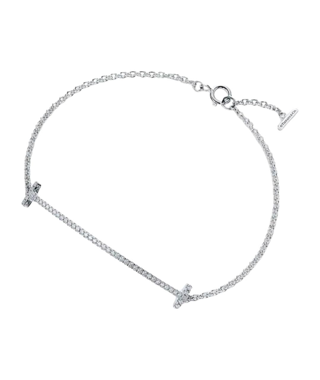 TIFFANY&CO Серебряный браслет из белого золота, фото 1