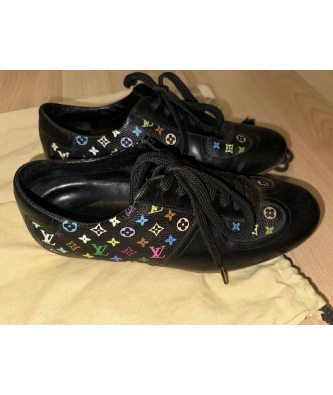 LOUIS VUITTON Черные кожаные туфли, фото 5