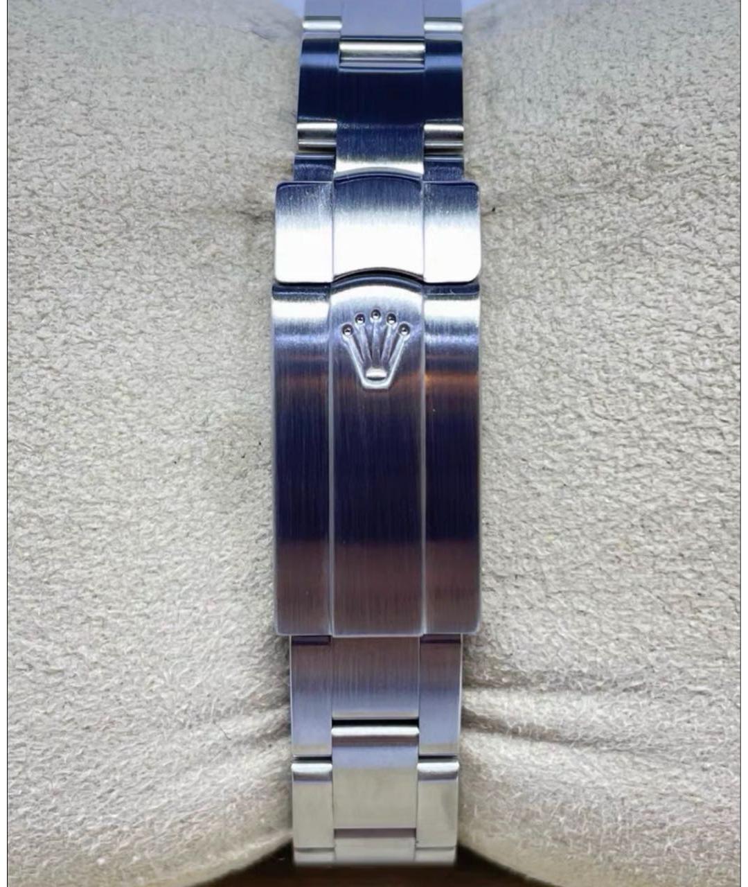 ROLEX Белые металлические часы, фото 4