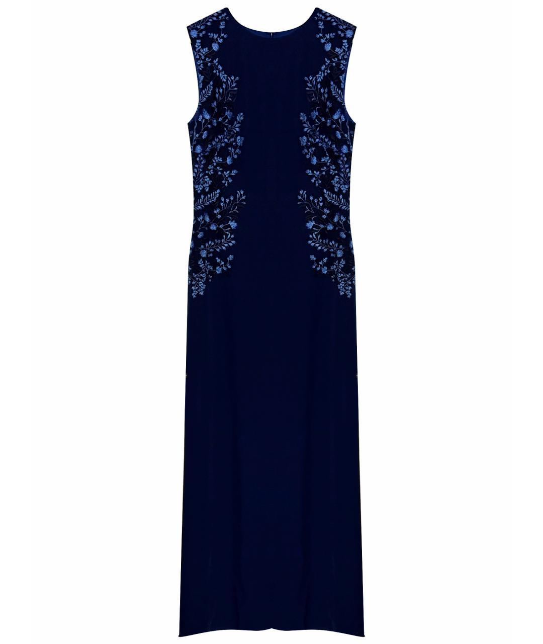 TADASHI SHOJI Синее полиэстеровое вечернее платье, фото 1