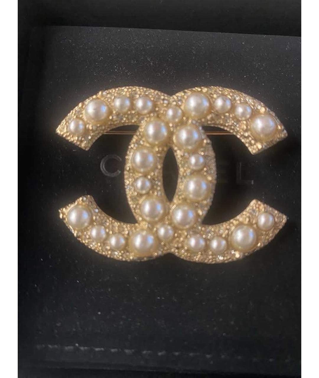 CHANEL Золотая булавка / брошь, фото 5