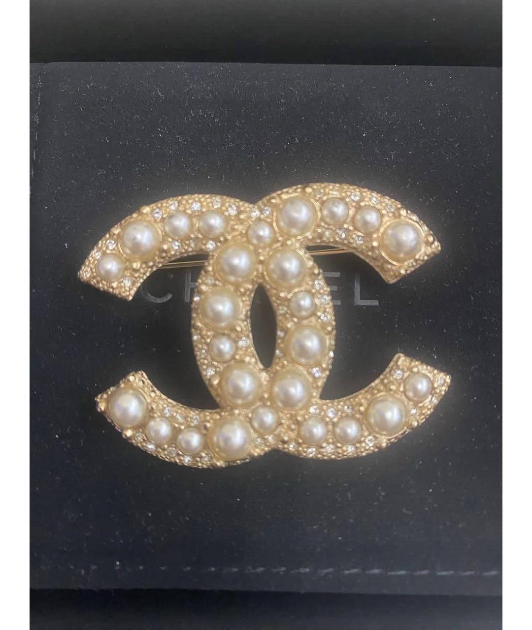 CHANEL Золотая булавка / брошь, фото 2