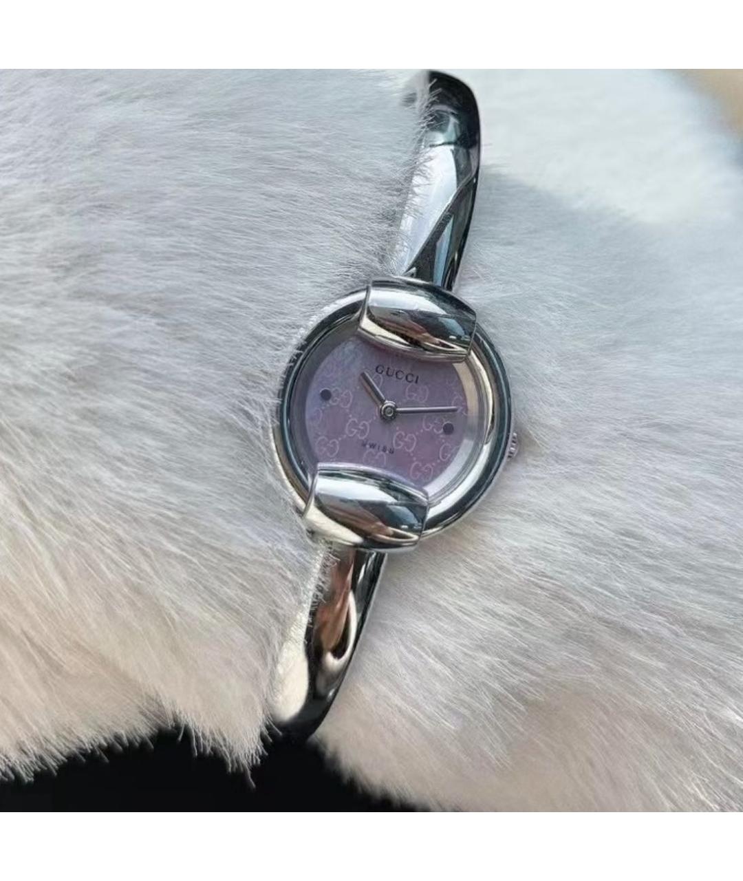 GUCCI Серебряные часы, фото 5