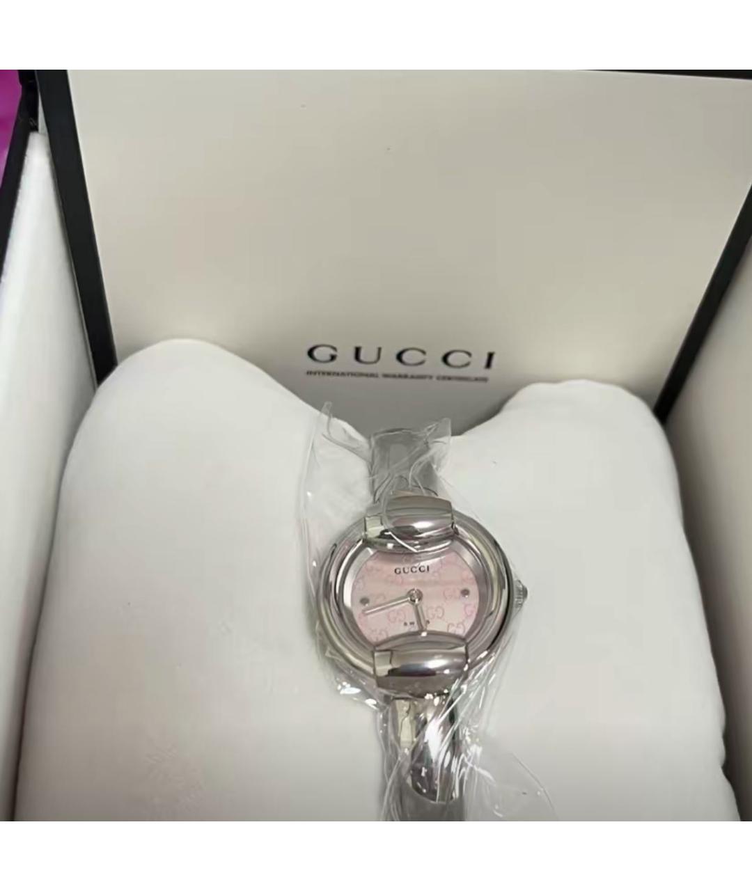 GUCCI Серебряные часы, фото 7