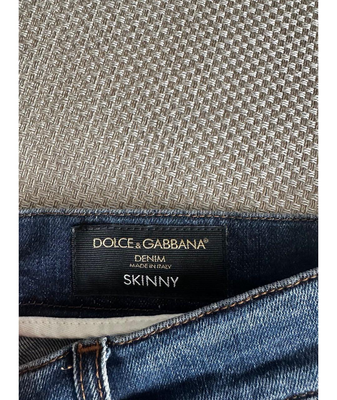 DOLCE&GABBANA Синие джинсы, фото 4