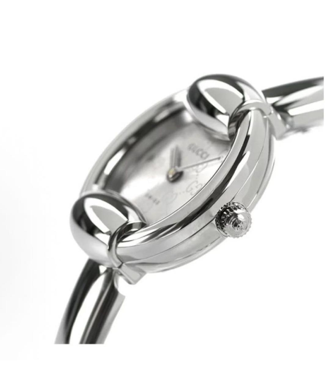 GUCCI Серебряные стальные часы, фото 2