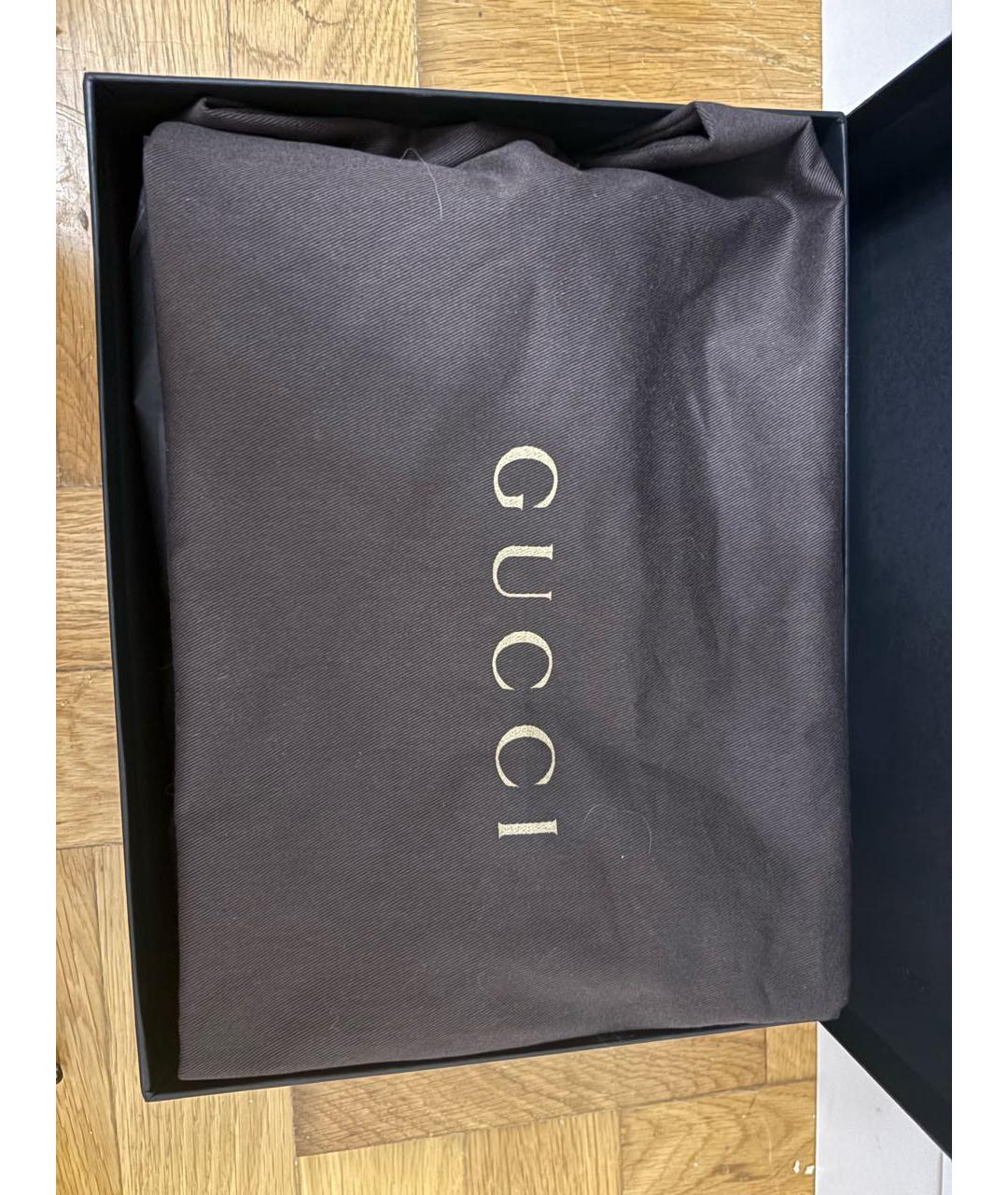 GUCCI Бежевые кожаные босоножки, фото 5