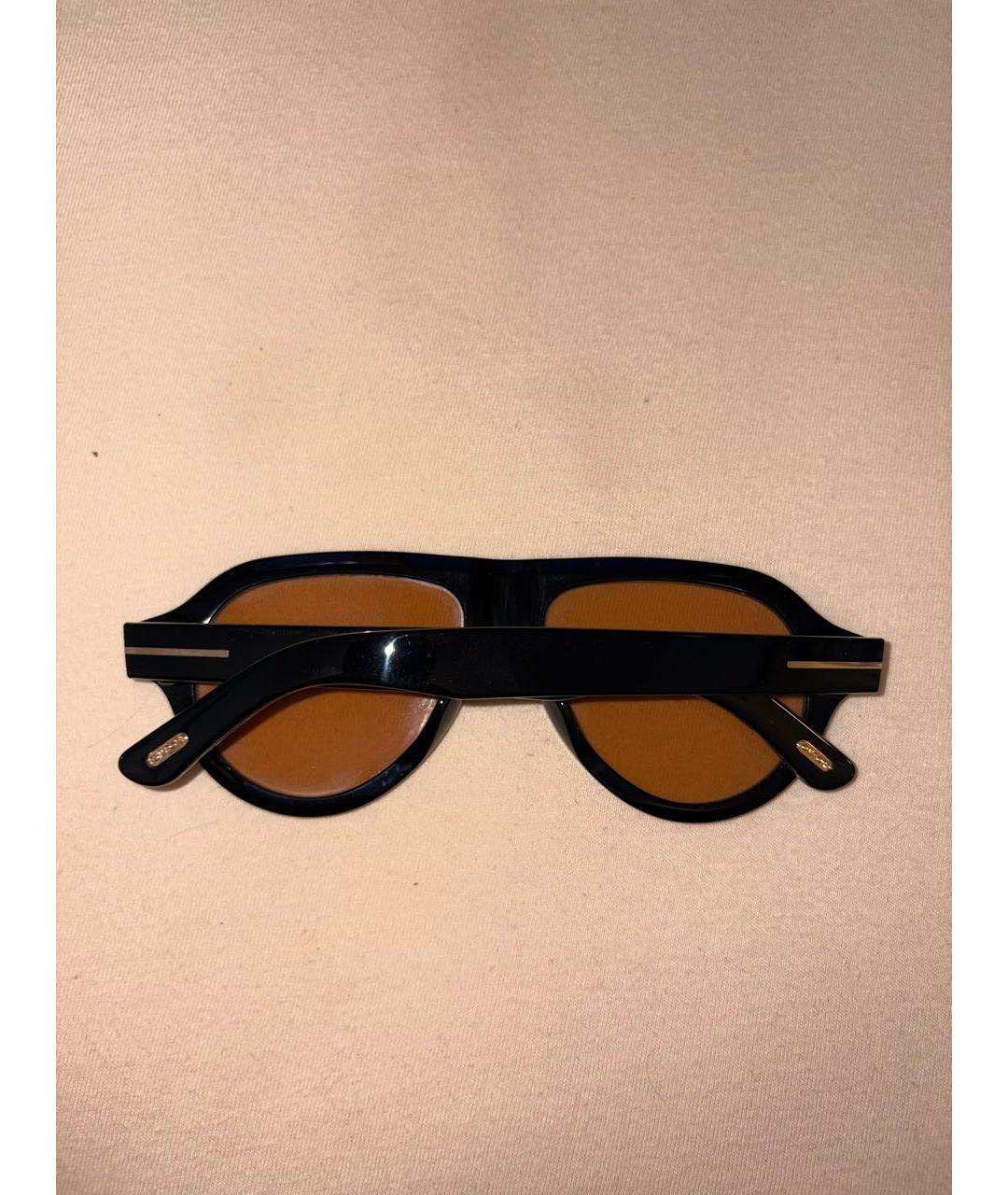TOM FORD Черные пластиковые солнцезащитные очки, фото 6