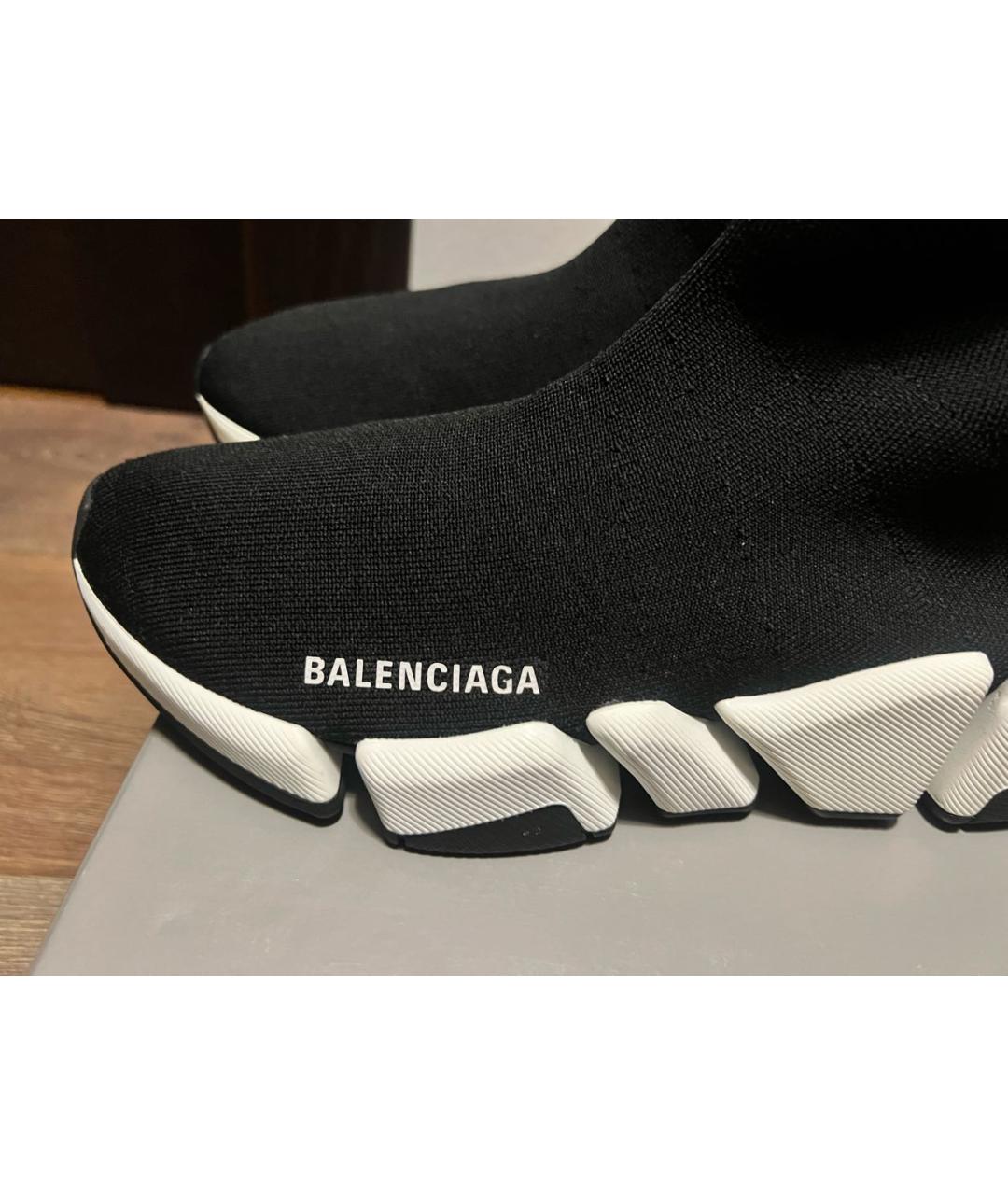 BALENCIAGA Черные текстильные кроссовки, фото 7