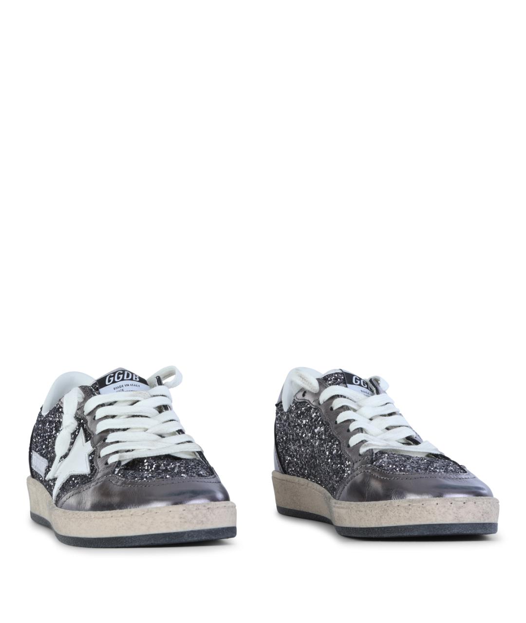 GOLDEN GOOSE DELUXE BRAND Серебряные кроссовки, фото 2
