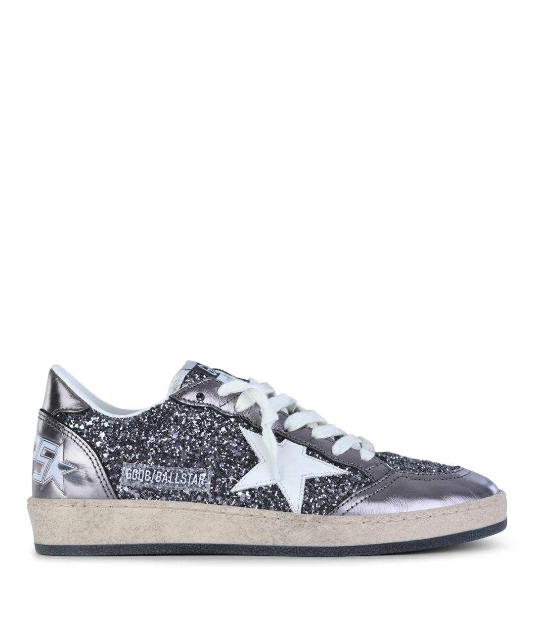 GOLDEN GOOSE DELUXE BRAND Серебряные кроссовки, фото 1