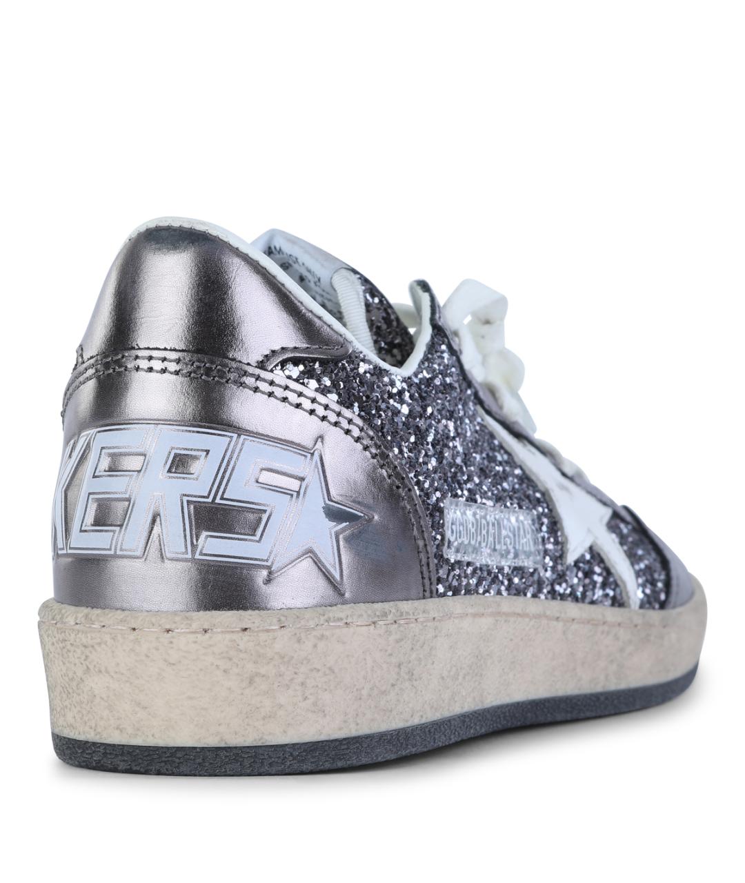 GOLDEN GOOSE DELUXE BRAND Серебряные кроссовки, фото 3