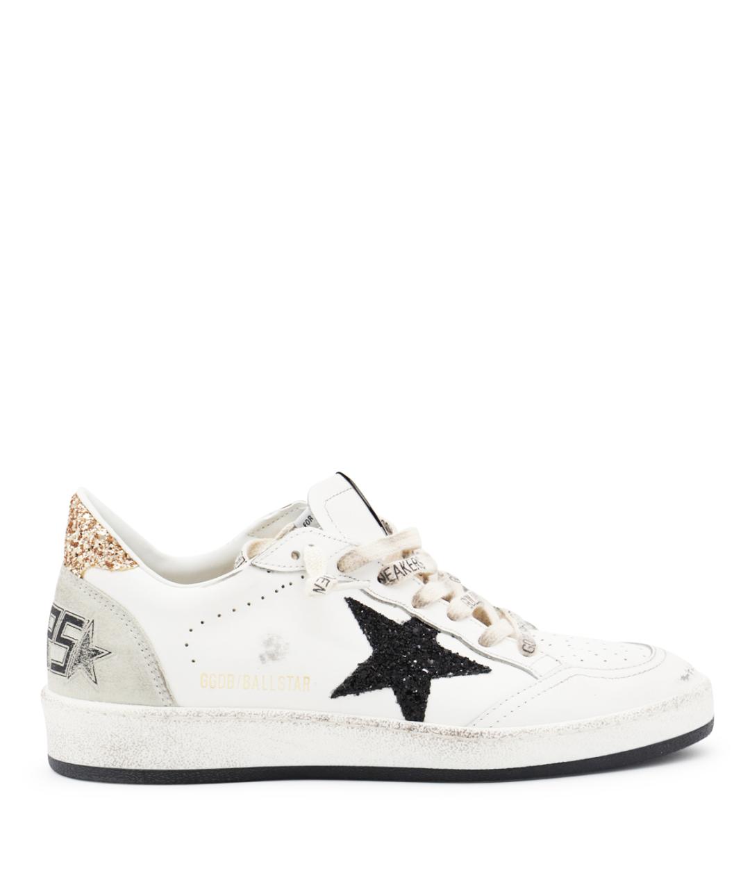 GOLDEN GOOSE DELUXE BRAND Белые кожаные кроссовки, фото 1