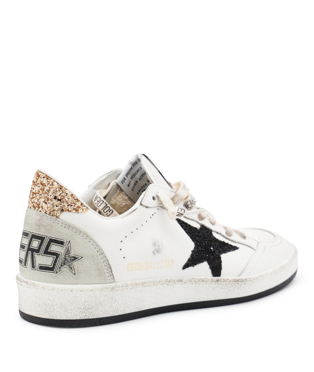 GOLDEN GOOSE DELUXE BRAND Белые кожаные кроссовки, фото 3