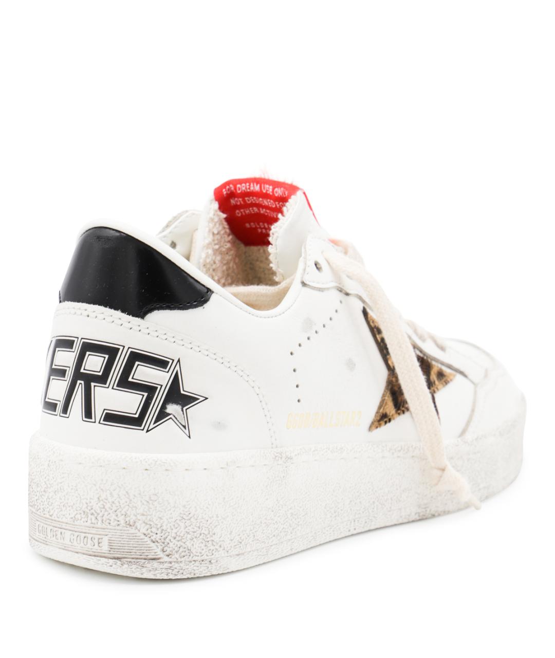 GOLDEN GOOSE DELUXE BRAND Белые кожаные кроссовки, фото 3