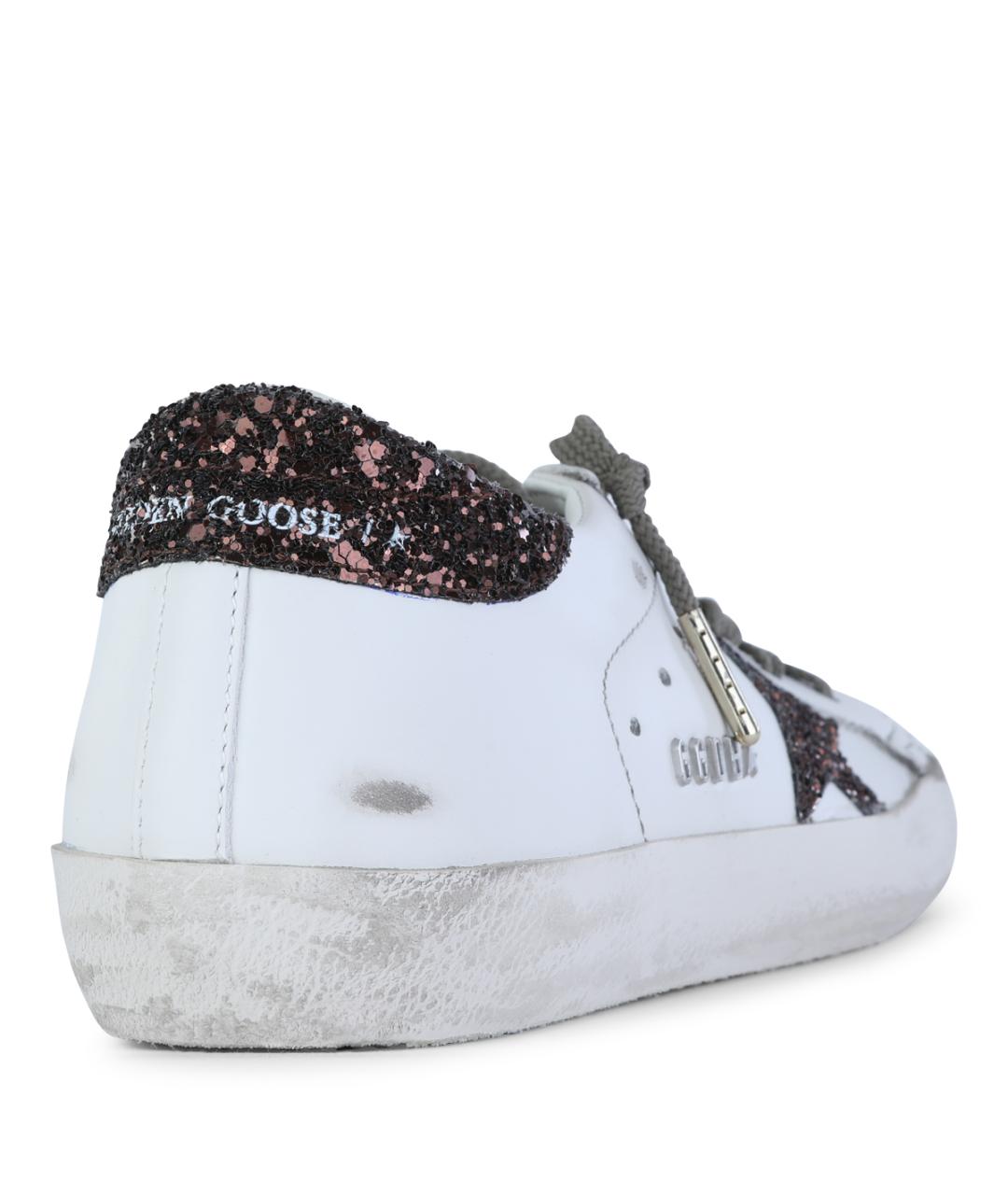 GOLDEN GOOSE DELUXE BRAND Белые кожаные кроссовки, фото 3