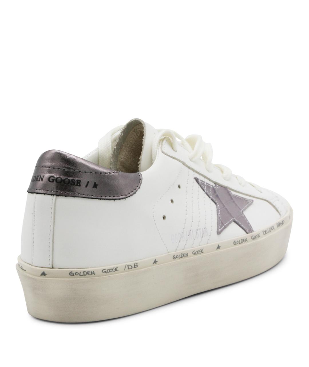 GOLDEN GOOSE DELUXE BRAND Белые кожаные кроссовки, фото 3