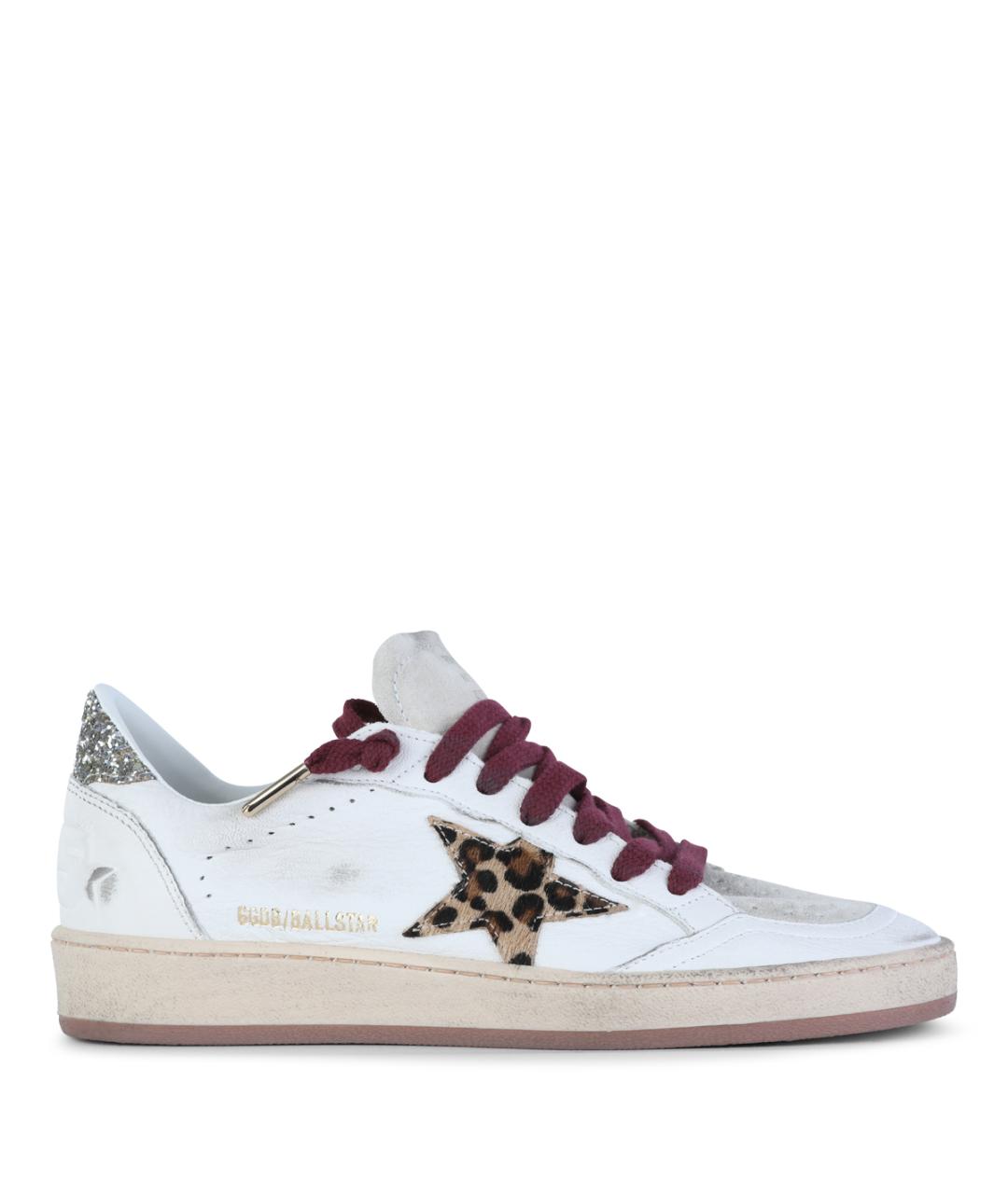 GOLDEN GOOSE DELUXE BRAND Белые кожаные кроссовки, фото 1