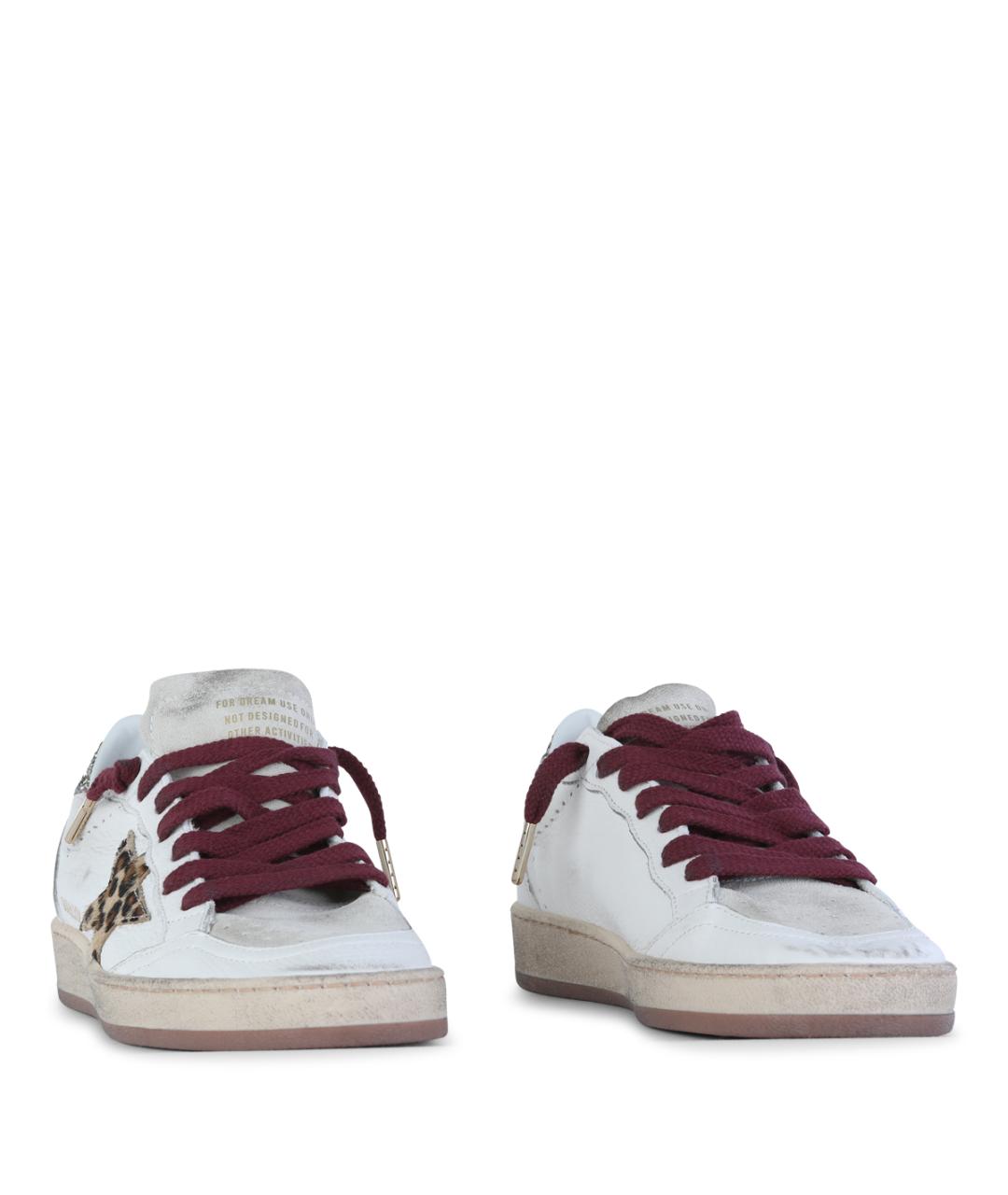 GOLDEN GOOSE DELUXE BRAND Белые кожаные кроссовки, фото 2