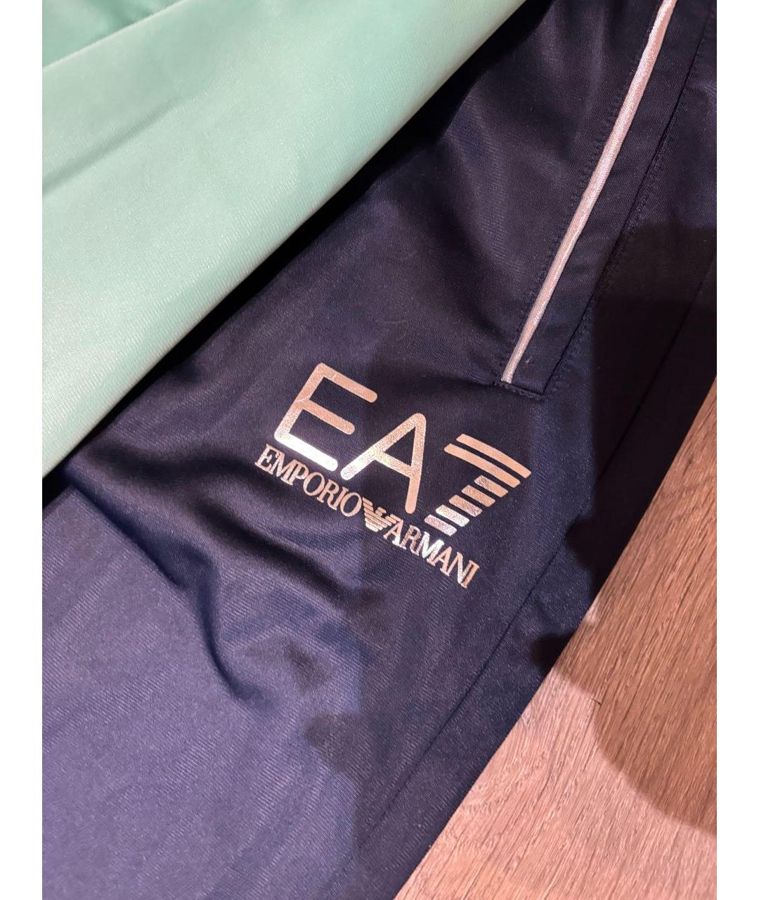 EA7 Бирюзовый полиэстеровый спортивные костюмы, фото 4