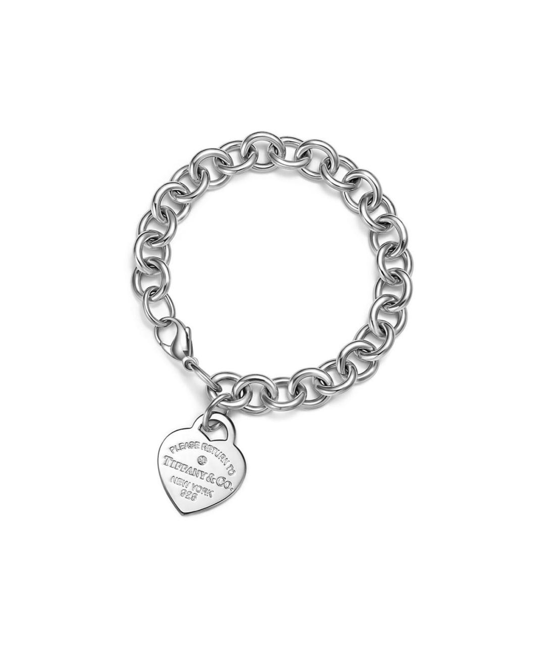 TIFFANY&CO Серебряный серебряный браслет, фото 6