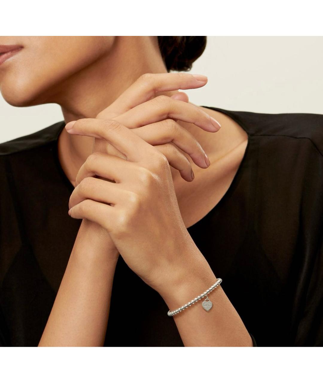 TIFFANY&CO Серебряный серебряный браслет, фото 6
