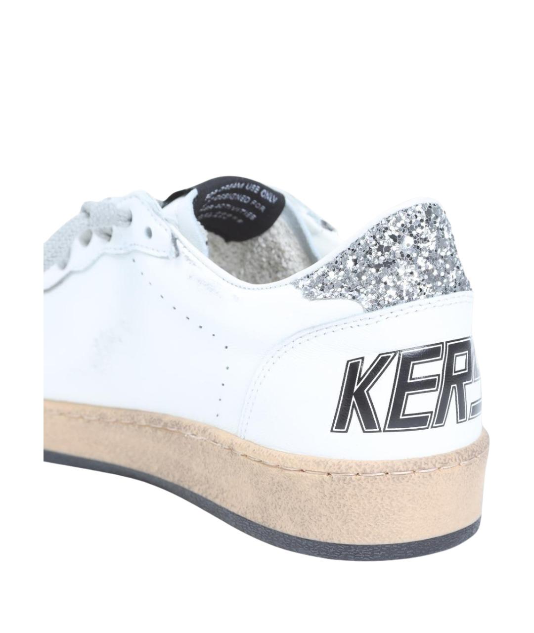 GOLDEN GOOSE DELUXE BRAND Белые кожаные кроссовки, фото 5