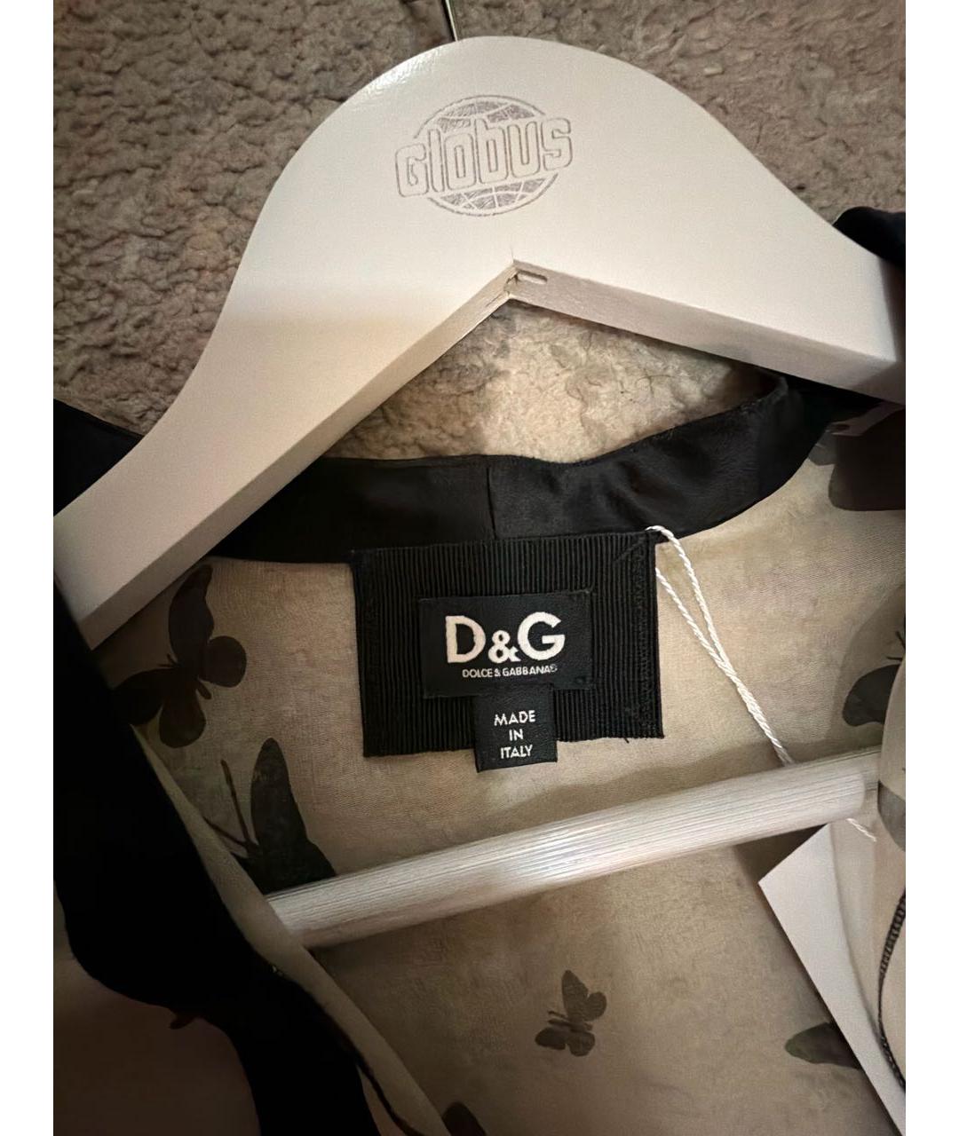 DOLCE&GABBANA Белое шелковое вечернее платье, фото 3