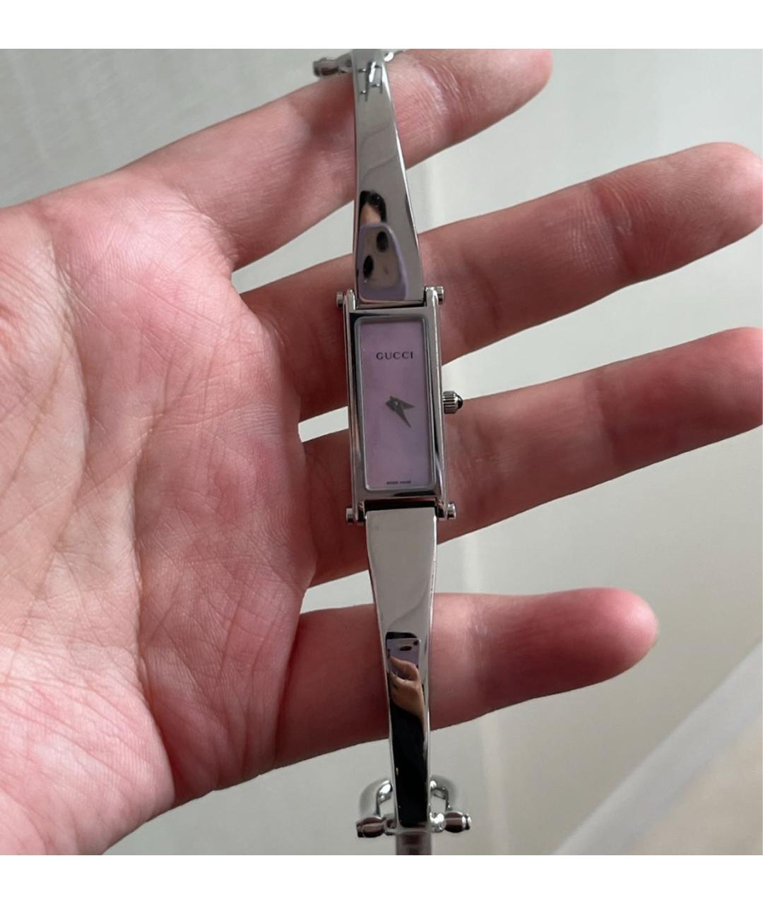 GUCCI Серебряные часы, фото 5
