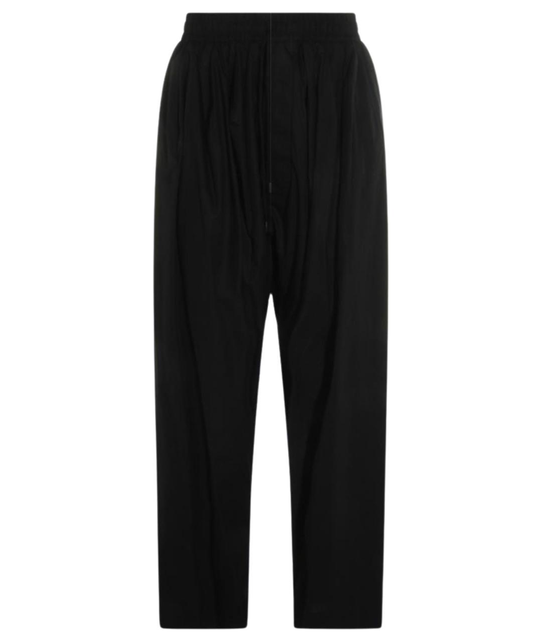 VIVIENNE WESTWOOD Черные хлопковые повседневные брюки, фото 1
