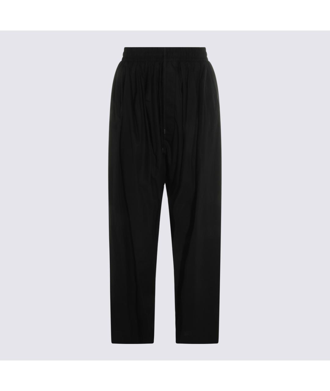 VIVIENNE WESTWOOD Черные хлопковые повседневные брюки, фото 5