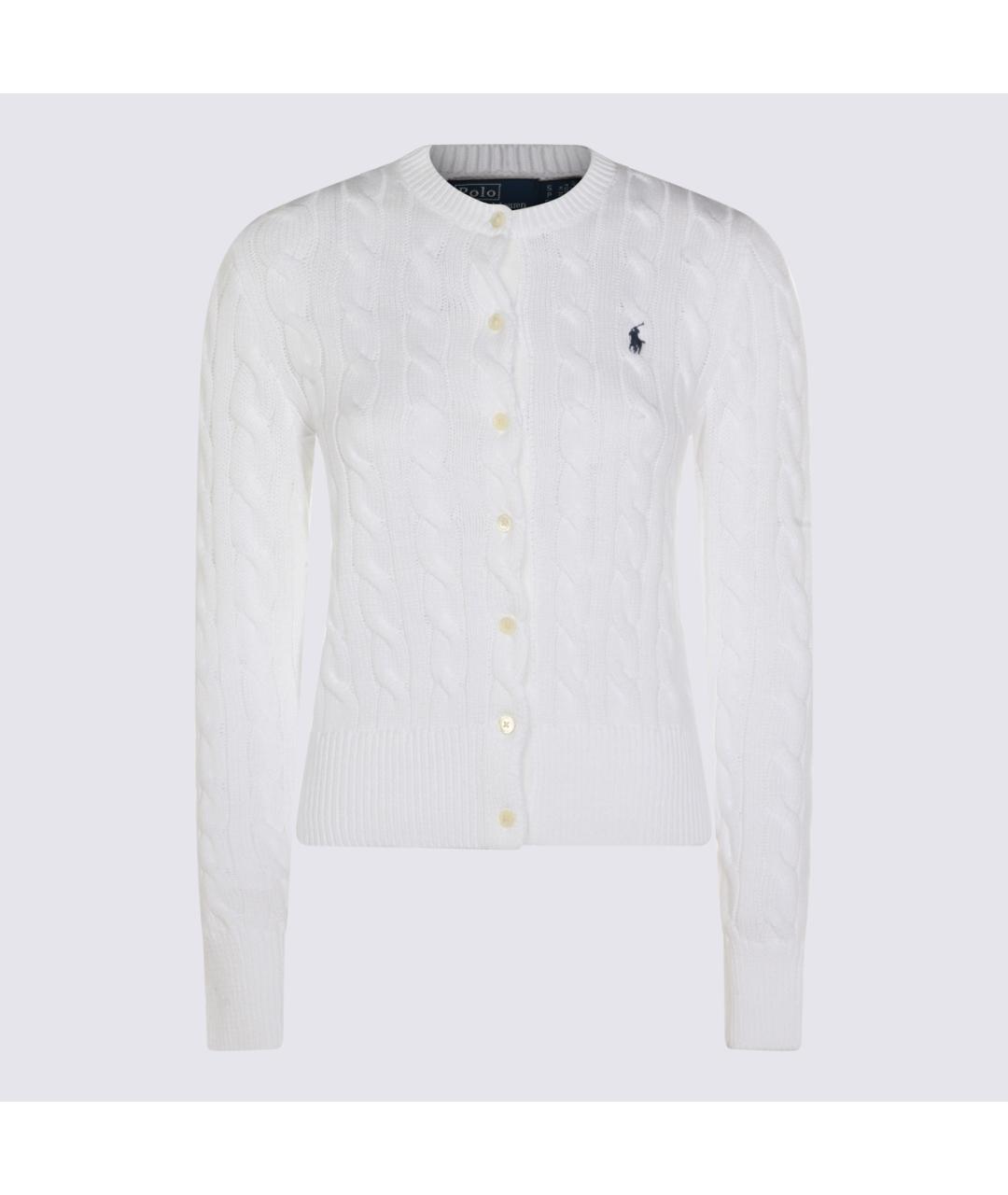 POLO RALPH LAUREN Белый хлопковый джемпер / свитер, фото 5