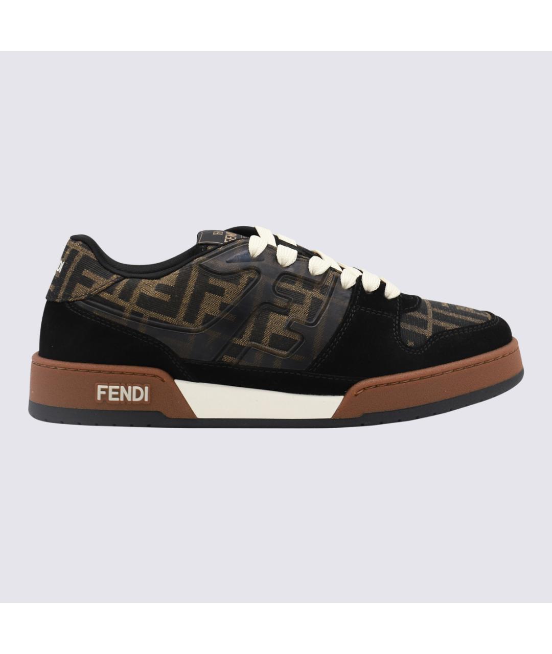 FENDI Мульти текстильные низкие кроссовки / кеды, фото 3