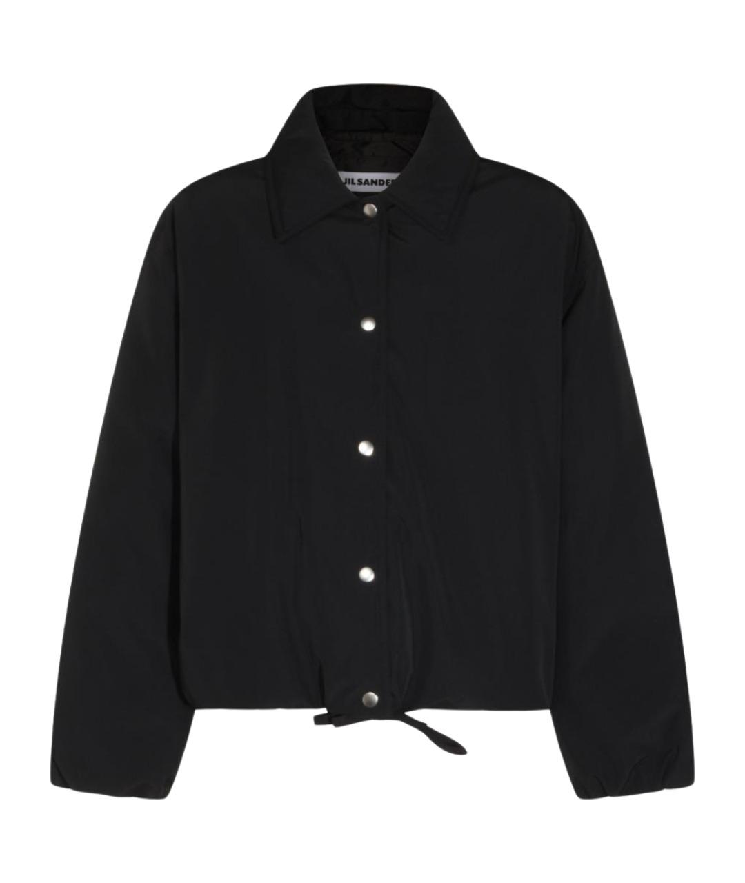 JIL SANDER Черная полиэстеровая куртка, фото 1