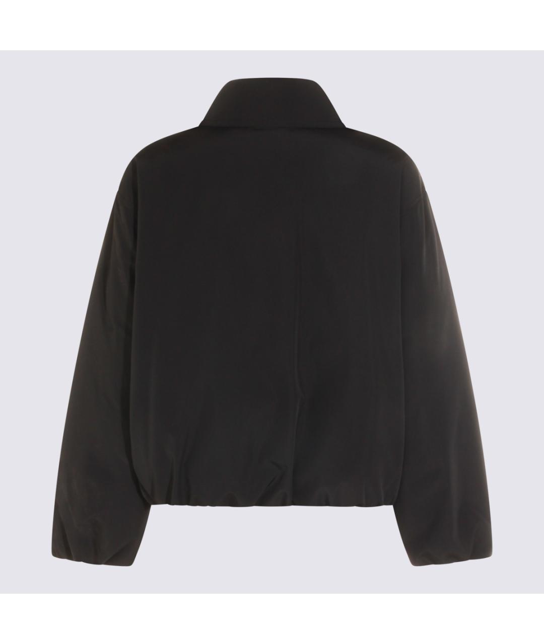 JIL SANDER Черная полиэстеровая куртка, фото 2