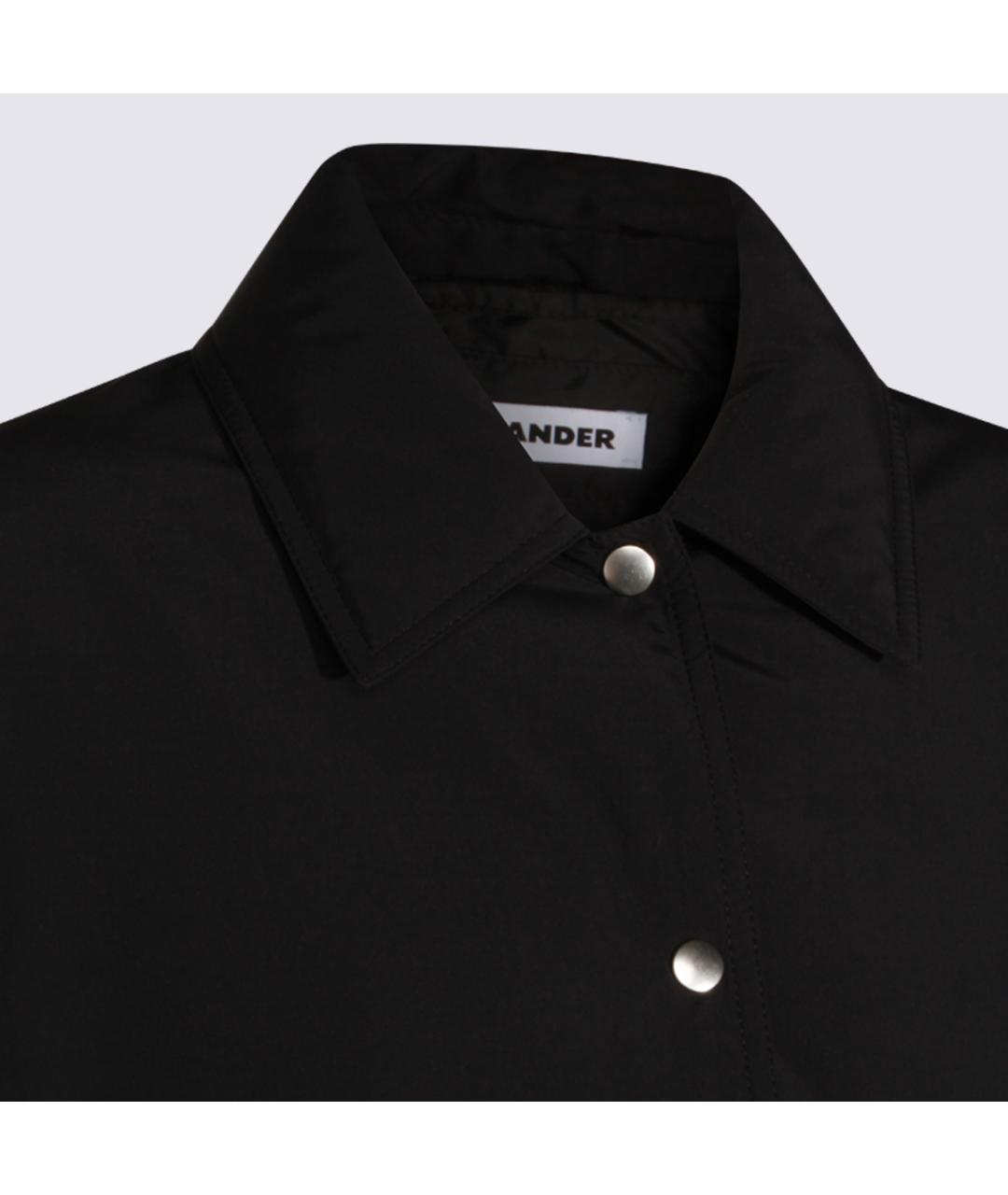 JIL SANDER Черная полиэстеровая куртка, фото 3