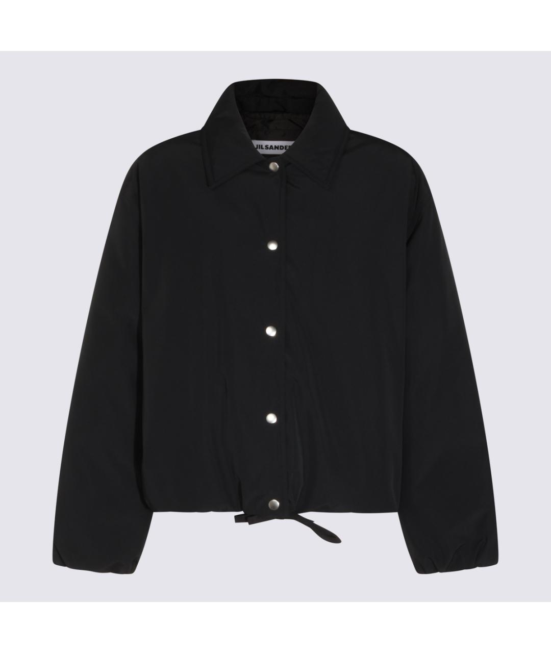 JIL SANDER Черная полиэстеровая куртка, фото 5
