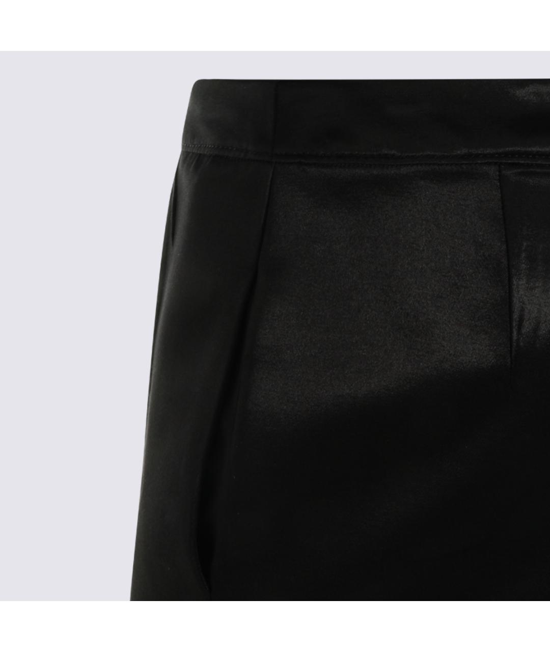 SAINT LAURENT Черная юбка миди, фото 4