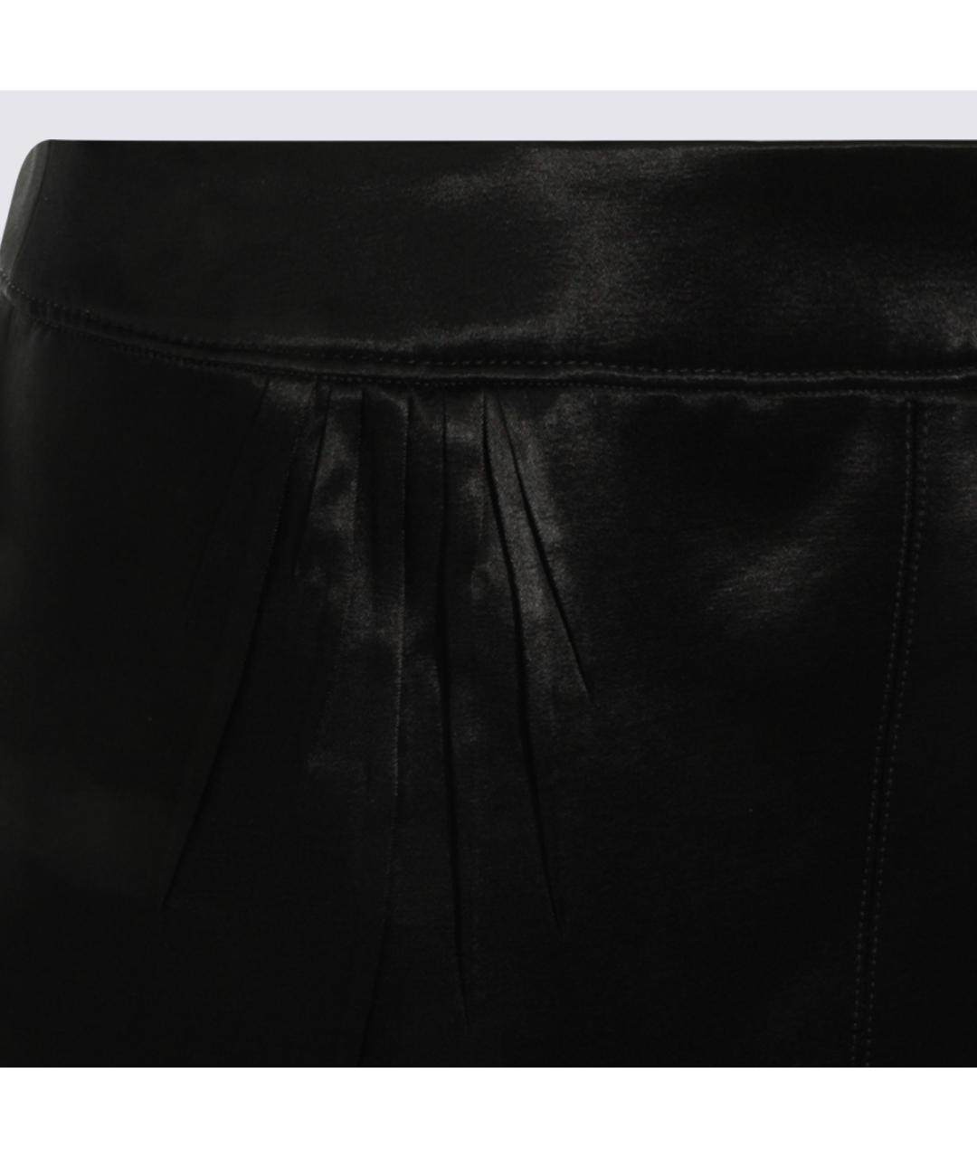 SAINT LAURENT Черная юбка миди, фото 3