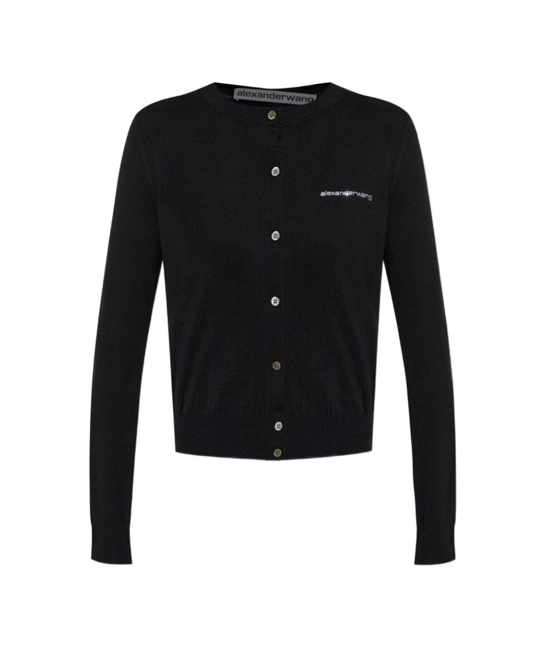 ALEXANDER WANG Черный кардиган, фото 1