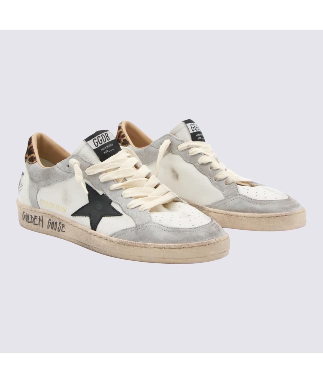 GOLDEN GOOSE DELUXE BRAND Мульти кожаные низкие кроссовки / кеды, фото 2