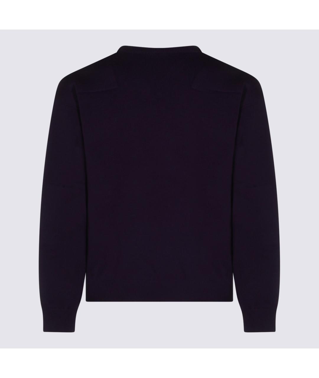 JIL SANDER Фиолетовый шерстяной джемпер / свитер, фото 2