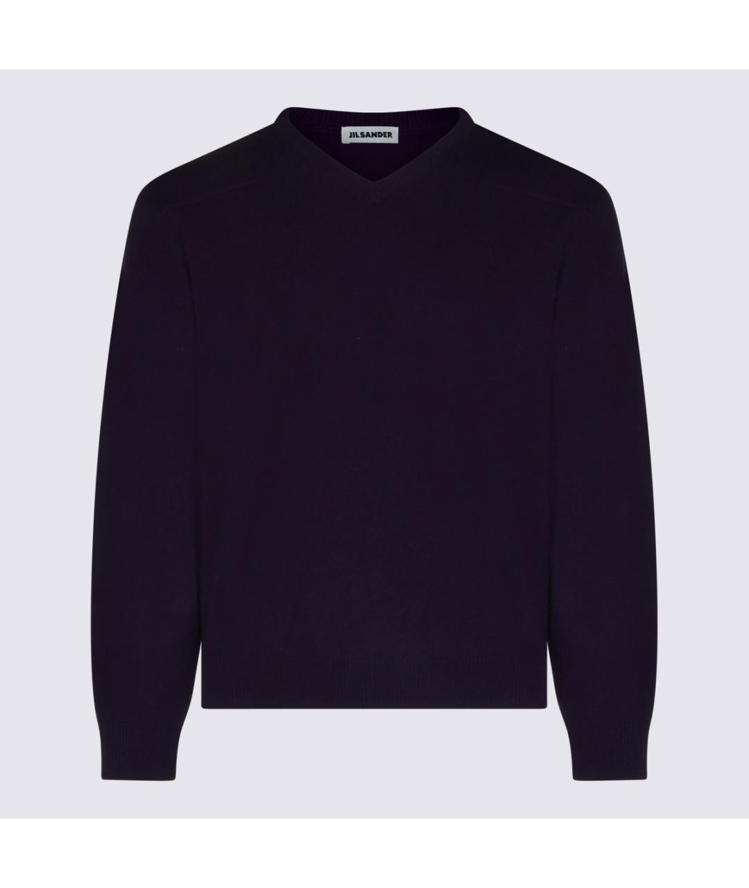 JIL SANDER Фиолетовый шерстяной джемпер / свитер, фото 5