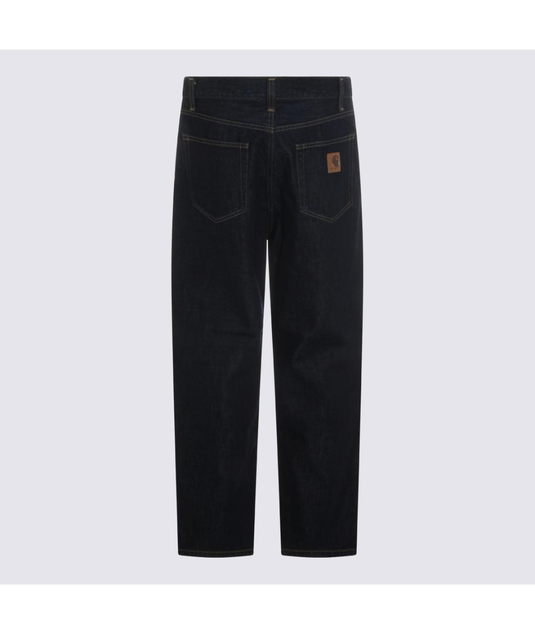 CARHARTT WIP Синие хлопковые прямые джинсы, фото 2