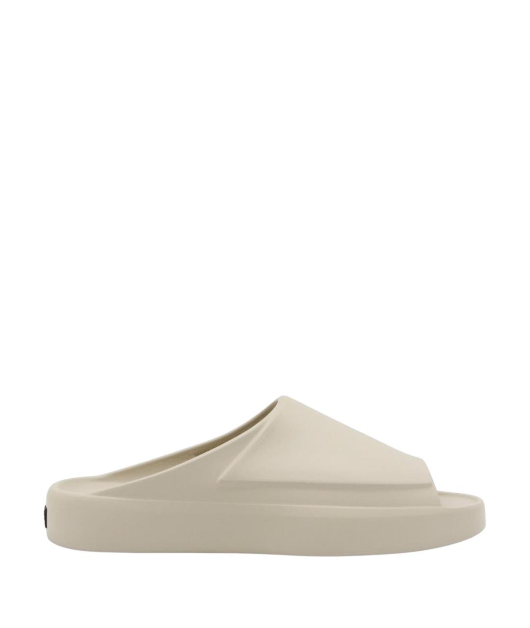 FEAR OF GOD ESSENTIALS Бежевые шлепанцы, фото 1