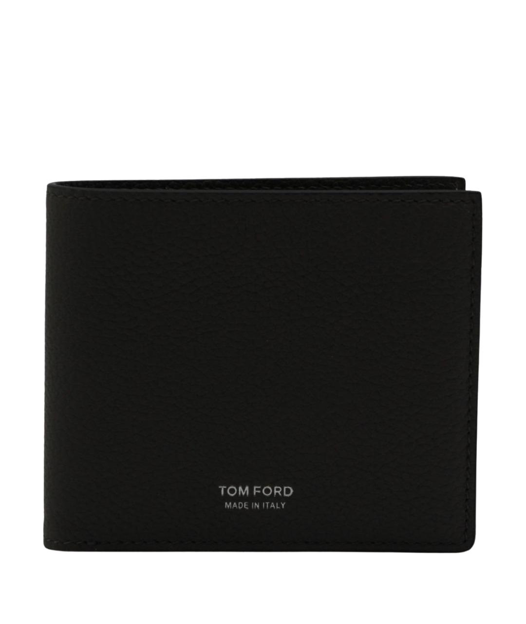 TOM FORD Серый кожаный кошелек, фото 1